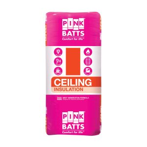 Pink Ceiling Insulation R2.5 x 430 x 130mm Pink Batts